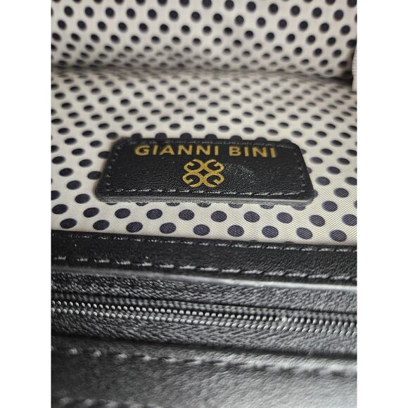 Gianni Bini Crossbody Bag Multi Color Striped Faux Leather Summer Cutie! - Picture 8 of 8